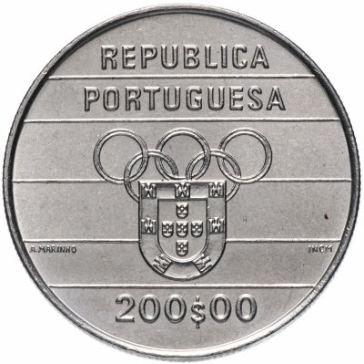 купить Португалия 200 эскудо (escudos) 1992 XXV летние Олимпийские Игры, Барселона 1992