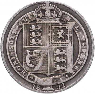 купить Великобритания 1 шиллинг (shilling) 1892