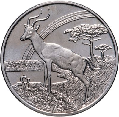 купить Сьерра-Леоне 1 доллар (dollar) 2006 Животные - Импала
