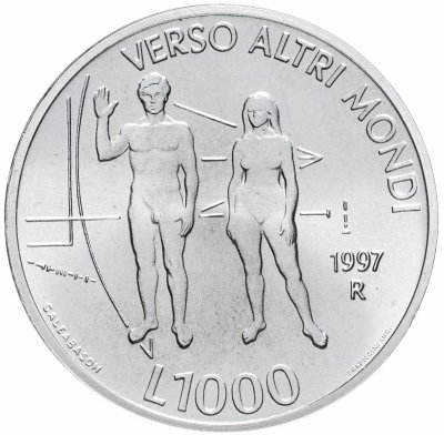 купить Сан-Марино 1000 лир (lire) 1997 "Вселенная"