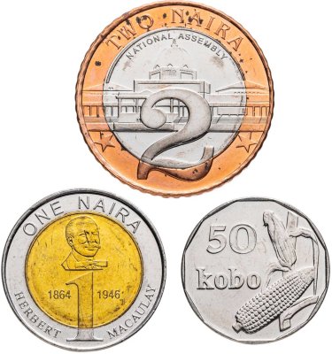купить Нигерия набор монет 2006 года (3 штуки)