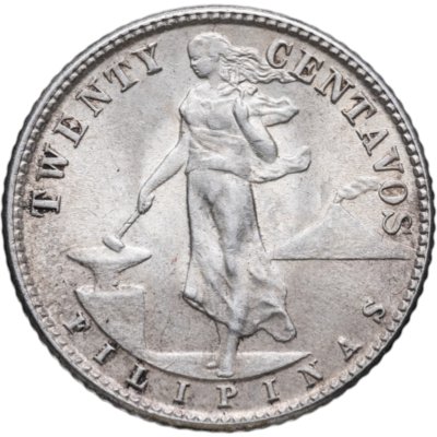 купить Филиппины 20 сентаво (centavos) 1945