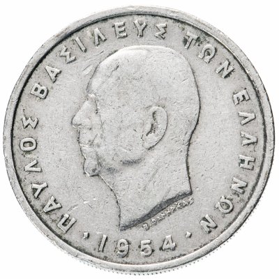 купить Греция 5 драхм (drachmai) 1954