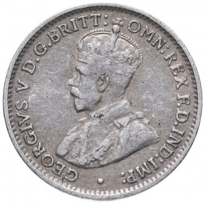 купить Австралия 3 пенса (pence) 1921 M знак монетного двора: "M" - Мельбурн