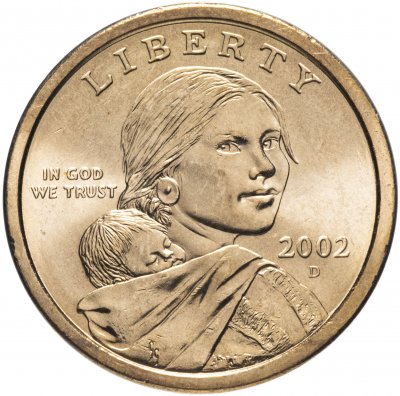 купить США 1 доллар (dollar) 2002 "D"