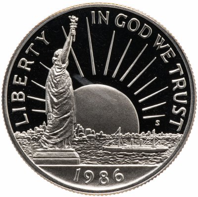 купить США 50 центов 1986 Proof "100 лет Статуе Свободы"