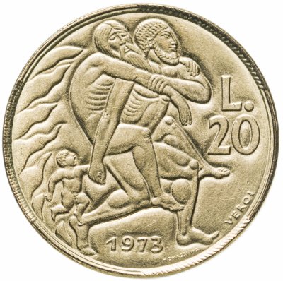 купить Сан-Марино 20 лир 1973