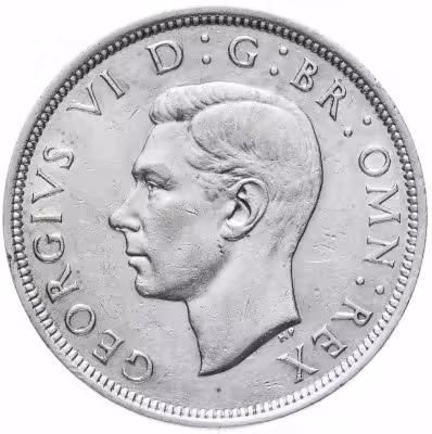 купить Великобритания 1/2 кроны (crown) 1942