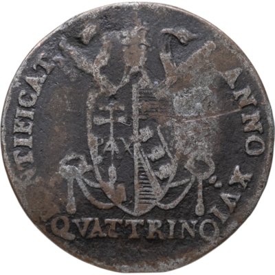 купить Папская область 1 кваттрино (quattrino) 1816 Пий XVII