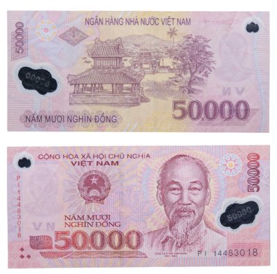 купить Вьетнам - 50000 донгов 2022 "Гробница императора Минь Манга в Хюэ" полимер