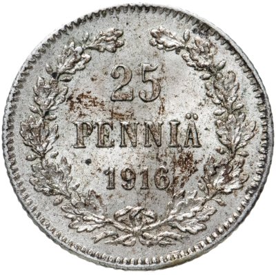 купить 25 пенни (pennia) 1916 S