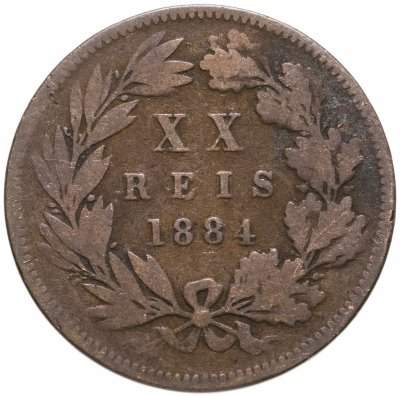 купить Португалия 20 рейс 1884