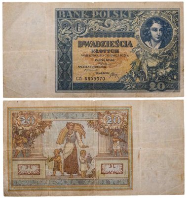 купить Польша 20 злотых 1931