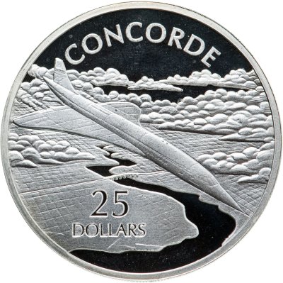 купить Соломоновы Острова 25 долларов (dollars) 2003 Самолёты - Конкорд (Concorde)
