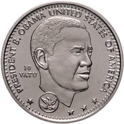 купить Вануату 10 вату (vatu) 2009 "Президент США - Барак Обама"