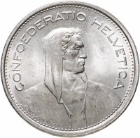 купить Швейцария 5 франков 1967