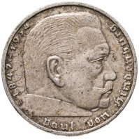 купить Германия 2 рейхсмарки (reichsmark) 1938 Третий рейх