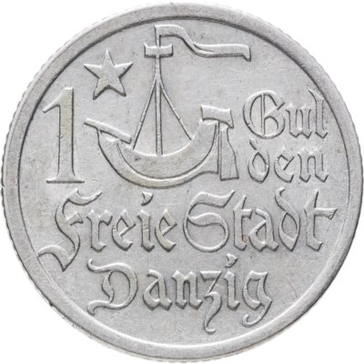 купить Данциг 1 гульден (gulden) 1923