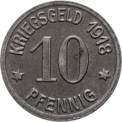 купить Германия, город Ратибор (Рацибуж), нотгельды 10 пфеннигов 1918