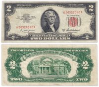 купить США 2 доллара 1953 series 1953A (Pick 380a)