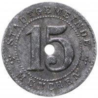 купить Германия (Мюнхен) нотгельд 15 пфеннигов 1918