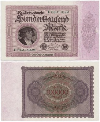 купить Германия 100000 марок 1923