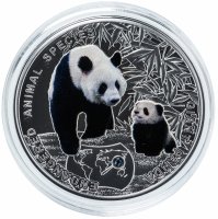 купить Остров Ниуэ 1 доллар 2014 "Панда", в футляре с сертификатом