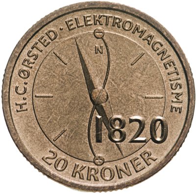купить Дания 20 крон (kroner) 2013 "Датские ученые - Ханс Кристиан Эрстед"