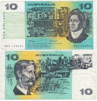 купить Австралия 10 долларов 1991 (Pick 45g)