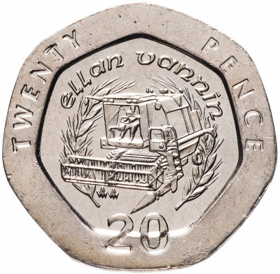 купить Остров Мэн 20 пенсов (pence) 1993