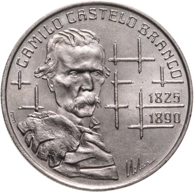 купить Португалия 100 эскудо (escudos) 1990 "100 лет со дня смерти Камилу Каштелу Бранку"