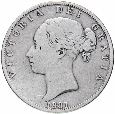 купить Великобритания 1/2 кроны (crown) 1881