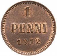 Купить 1 пенни (penni) 1912