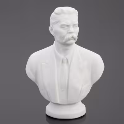 купить Бюст "Максим Горький", бисквит, Ленинградский фарфоровый завод (ЛФЗ), СССР, 1950-1970 гг.