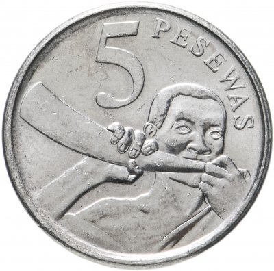 купить Гана 5 песев (pesewas) 2007-2016, случайная дата