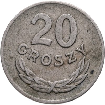 купить Польша 20 грошей (groszy) 1949 медно-никелевый сплав