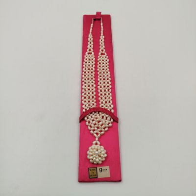 купить Ожерелье винтажное из бусин различной формы, натуральный жемчуг, сплав металлов, Индия, 1980-1990 гг.