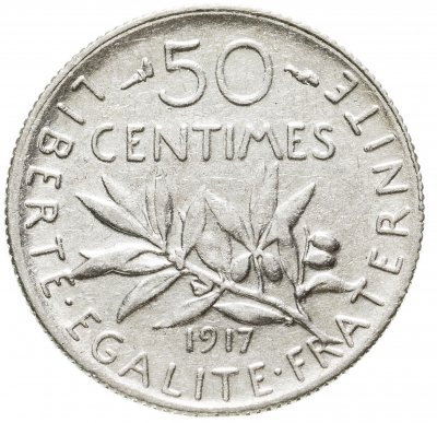 купить Франция 50 сантимов 1908-1917