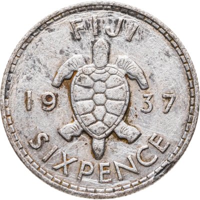 купить Фиджи 6 пенсов (pence) 1937