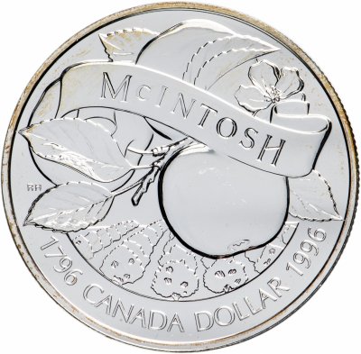 купить Канада 1 доллар (dollar) 1996 "Яблоки Мекинтош"