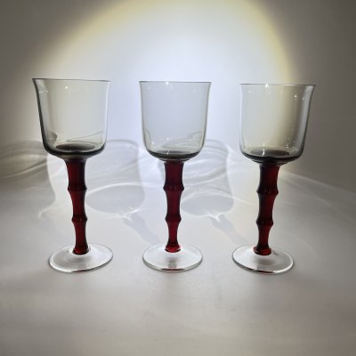 купить Набор из 3 бокалов "Мещерский цветок", автор С. Пивоваров, хрусталь, Гусевской хрустальный завод (Гусь-Хрустальный), СССР, 1960-1980 гг.