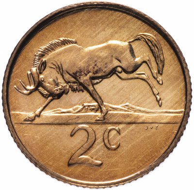 купить ЮАР 2 цента (cents) 1984