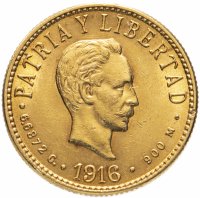 Купить Куба 4 песо (pesos) 1916 Хосе Марти