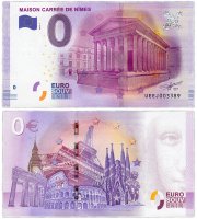 купить 0 евро (euro) "Мезон Карре" 2016 1-серия (UE EJ-1)