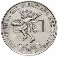 купить Мексика 25 песо (pesos) 1968 Летние Олимпийские игры 1968, Мехико