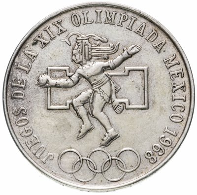 купить Мексика 25 песо (pesos) 1968 Летние Олимпийские игры 1968, Мехико