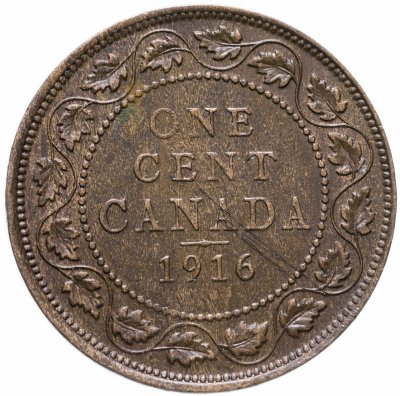 купить Канада 1 цент (cent) 1916
