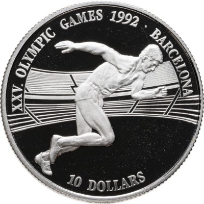 купить Острова Кука 10 долларов (dollars) 1990 XXV Летние Олимпийские игры, Барселона 1992