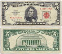 купить США 5 долларов 1963 series 1963 (Pick 383)