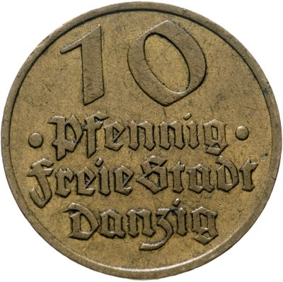 купить Германия, Данциг (Гданьск) 10 пфеннигов 1932